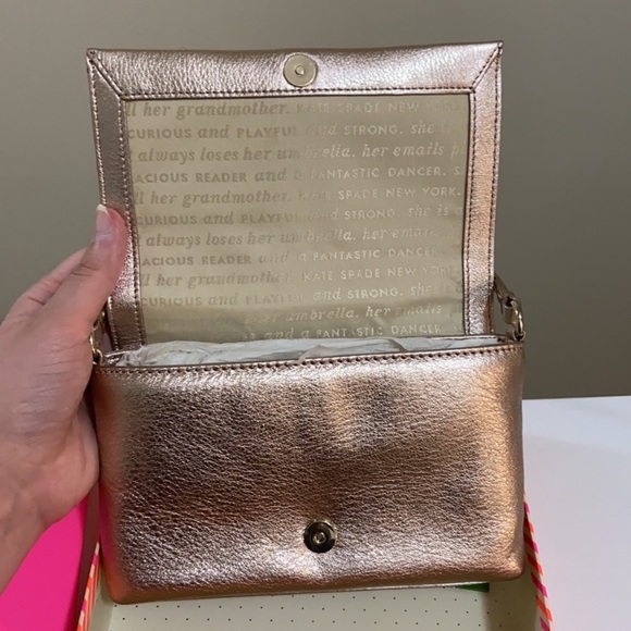 Kate Spade Carah Rose Gold Crossbody - Picture 3 of 8